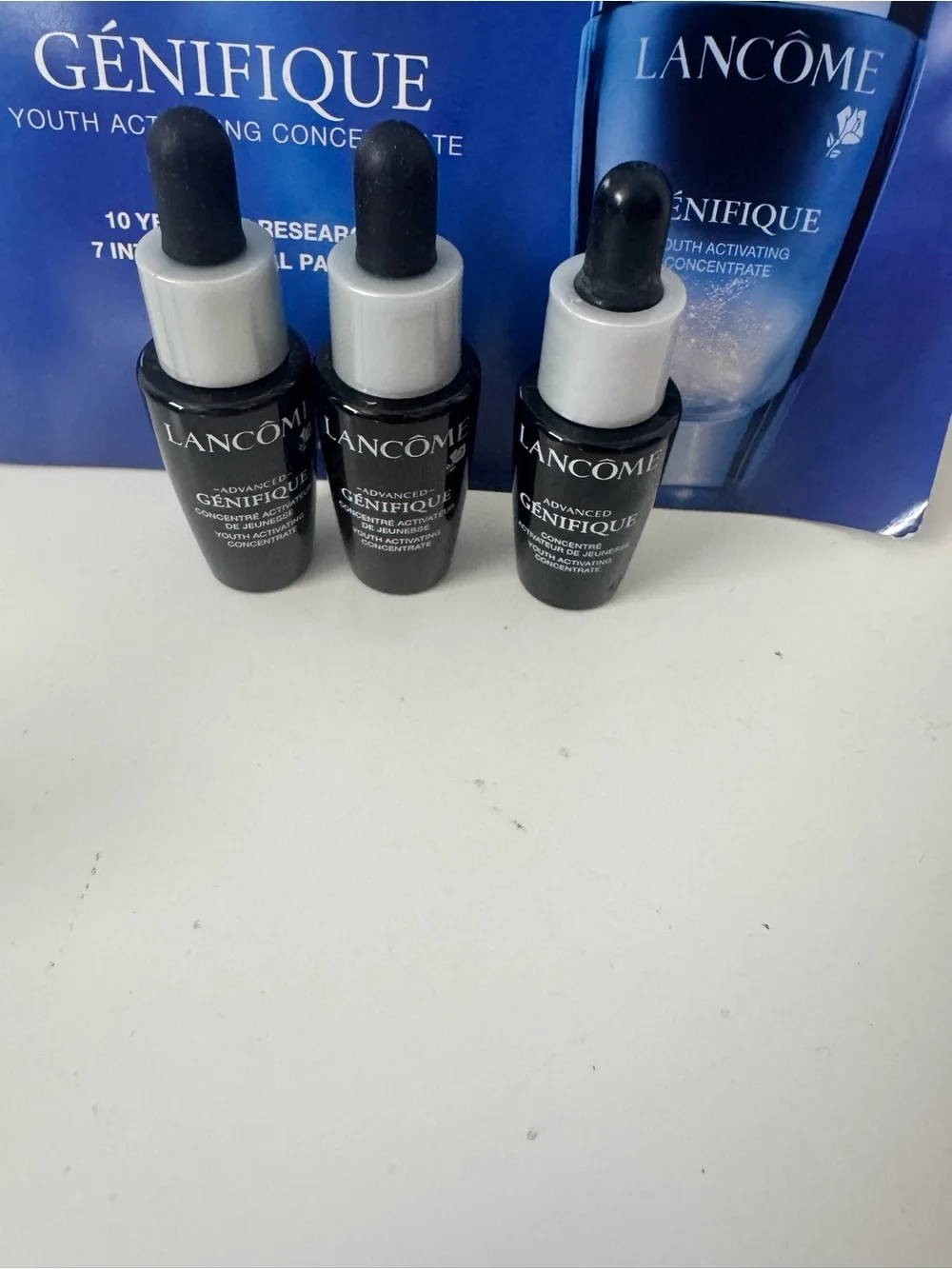 Lancôme ~ Lot 3 ~ Genifique Advanced Youth Activating Concentrate ~ 0.54 SAMPLE